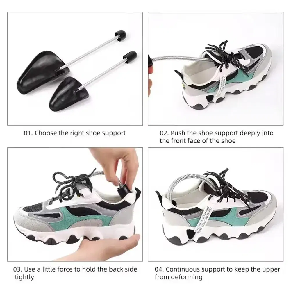 Color: Beige, Ships From: CN - Plastic Spring Shoe Trees For Men And Women Fixed Fits Support Stretcher Shaper Spring Shoe Trees 1 Pair Shoes Tree Stretch W3A0