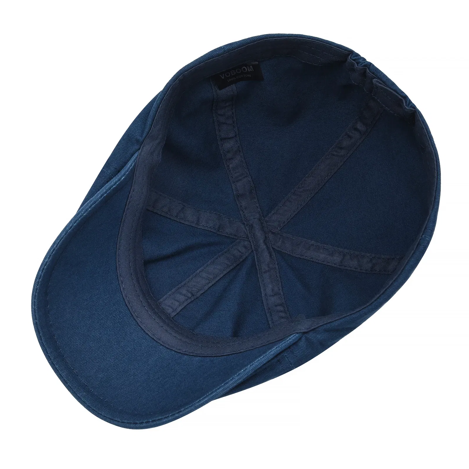 Color: SKY BLUE, Hat Size: One Size - VOBOOM Classic Cotton Flat Cap Ivy Caps Men Women Newsboy Cabbie Driver Hat Season Flat CapSolid Color Casual Camouflage Beret