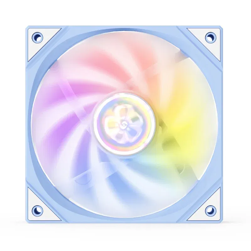 Color: Black, Blade Color: Other, RGB Support: A-RGB - ZEAGINAL YESTON YT-120 Chassis cooling fan 120x120x25mm/800~1800RPM The Cherry pupil flower marries theme