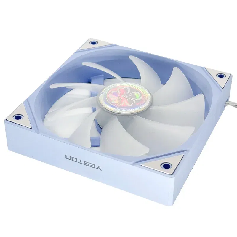 Color: Black, Blade Color: Other, RGB Support: A-RGB - ZEAGINAL YESTON YT-120 Chassis cooling fan 120x120x25mm/800~1800RPM The Cherry pupil flower marries theme