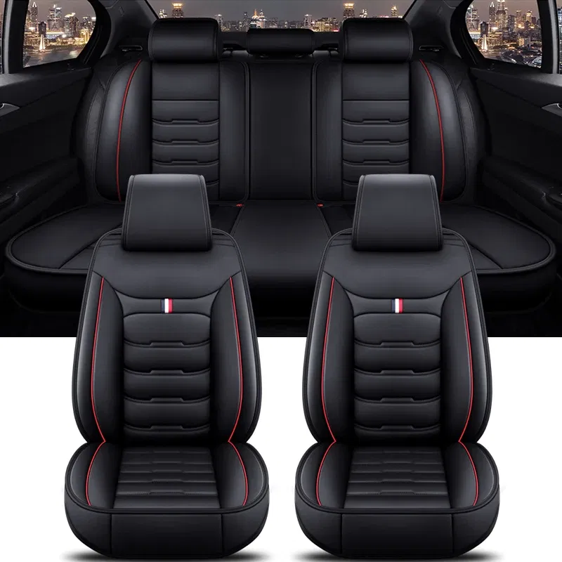 Color Name: CRIMSON, Ships From: CHINA - Universal Car Seat Cover for HONDA All Car Models Civic City CRV CRZ Accord Elysion Fit Jade Jazz Accessories Interior Details