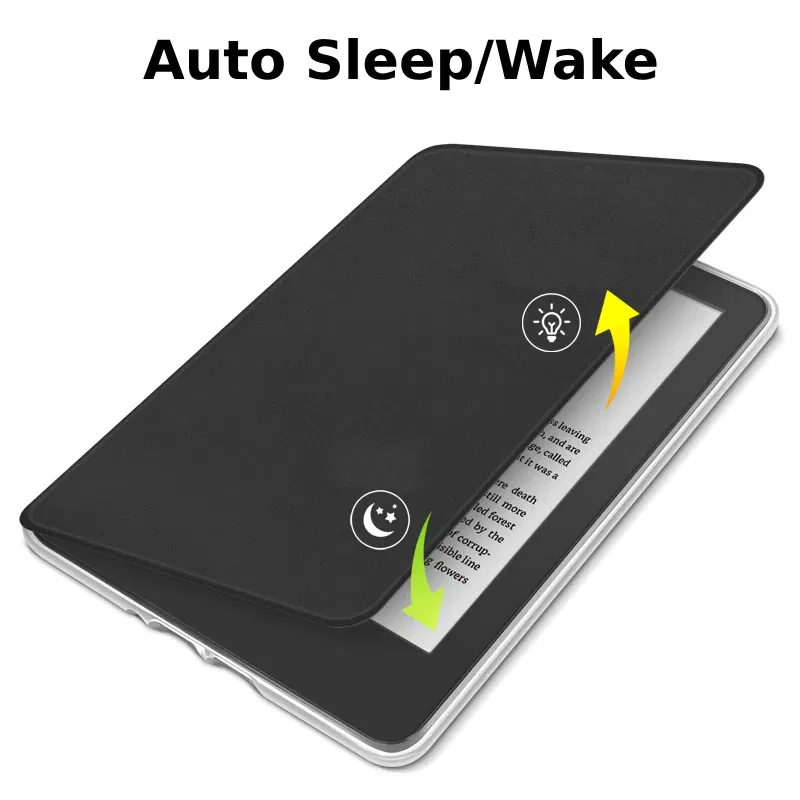 For Kindle Paperwhite 10th Gen Case 6'' 2018 PQ94WIF 360?° Rotatable 2-in-1 Magnetic Detachable Acrylic Case Stand Kindle Funda