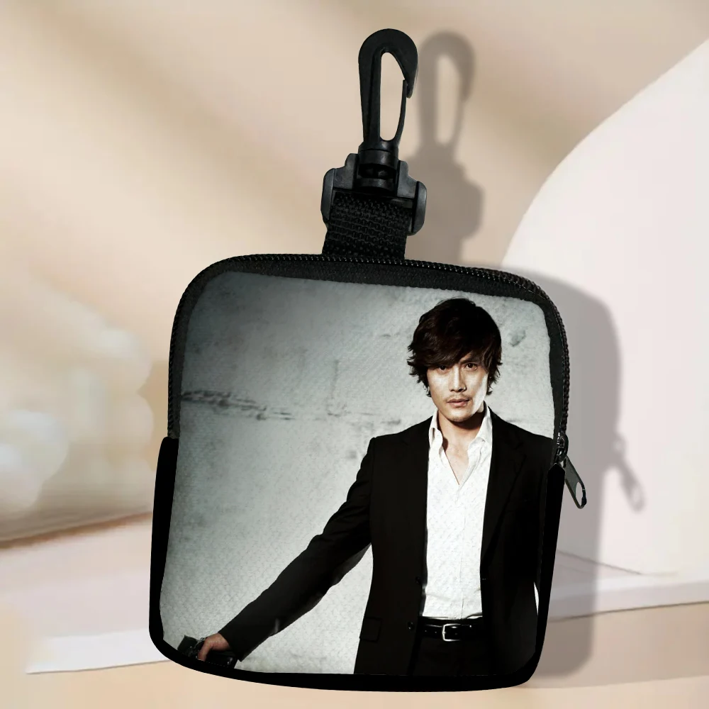 Color: PURPLE - Lee Byung Hun Women Coin Purse Card Key Mini Purses Pouch Small Zipper Coin Purse Card Holder Wallet Bag 3.3