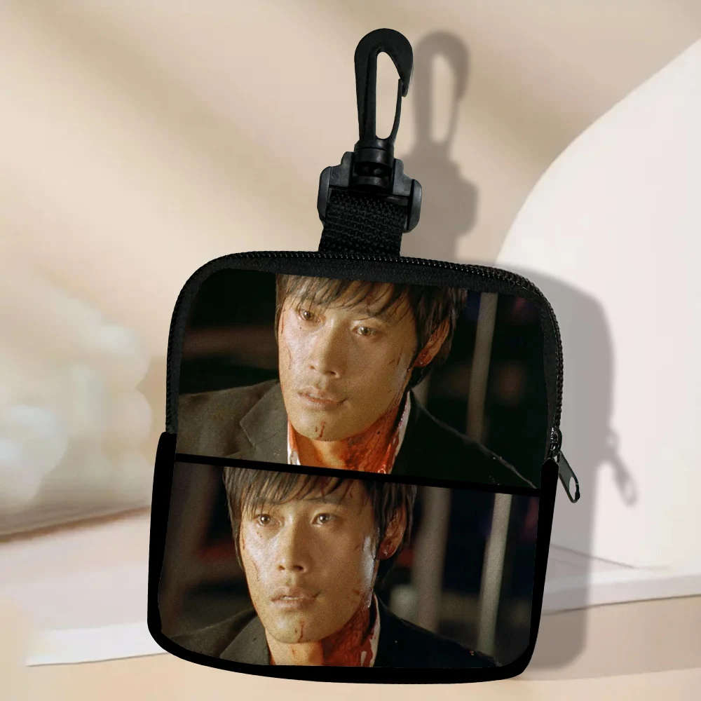 Color: PURPLE - Lee Byung Hun Women Coin Purse Card Key Mini Purses Pouch Small Zipper Coin Purse Card Holder Wallet Bag 3.3