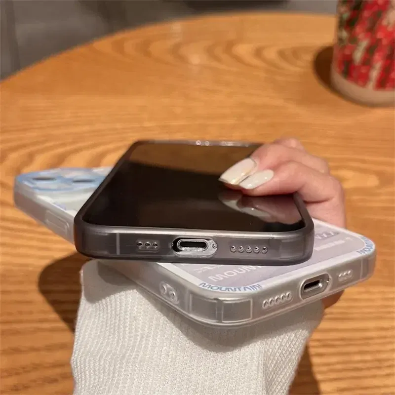 Color: Beige, Material: EVA - Retro INS Sunset Sky Clouds Moon Pattern Case For Samsung Galaxy S10 S20 S21 S22 S23 S24 FE Plus Ultra Note 20 Shockproof Cover