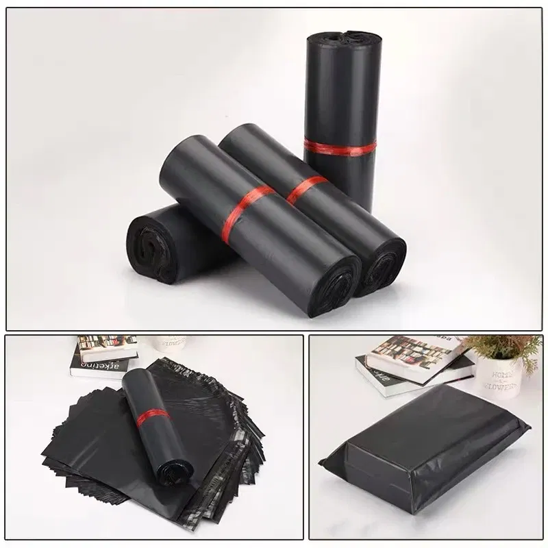 Color: PURPLE - 50pcs/Lot Courier Bag Express Envelope Storage Bags Mailing Bags Self Adhesive Seal PE Plastic Pouch Packaging Shipping Bag