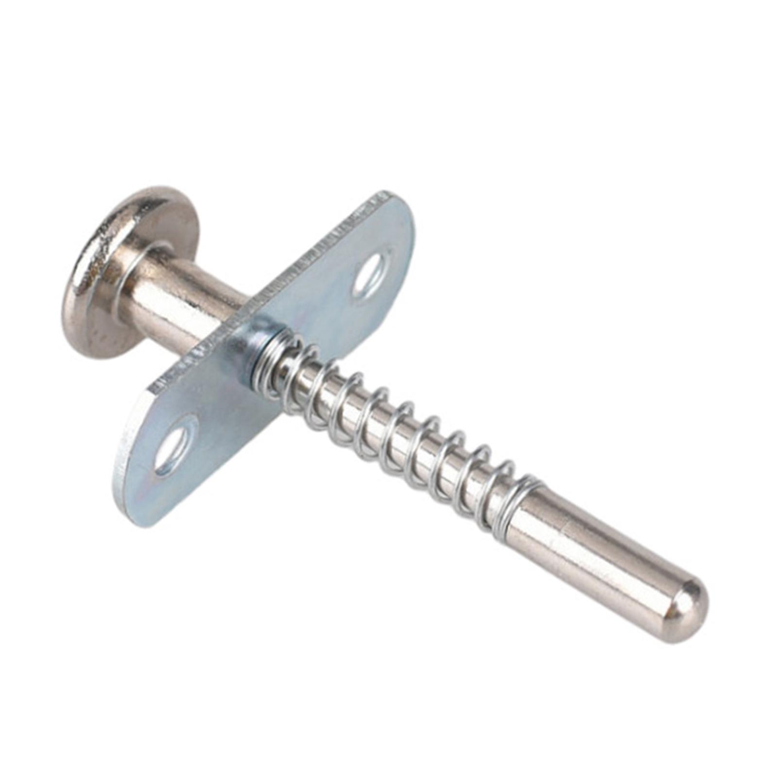 Color: Bronze - Spring Loaded Latch Pin Durable Multifunctional Replacement Hardware Steel Plunger for Small Bed Window Screen Cabinet Supplies