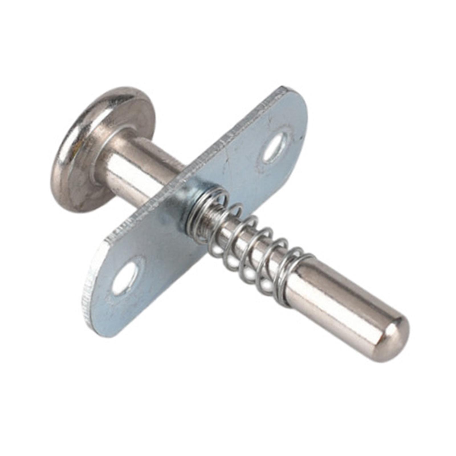 Color: Bronze - Spring Loaded Latch Pin Durable Multifunctional Replacement Hardware Steel Plunger for Small Bed Window Screen Cabinet Supplies