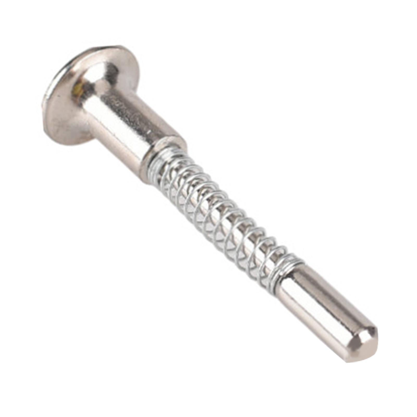 Color: Bronze - Spring Loaded Latch Pin Durable Multifunctional Replacement Hardware Steel Plunger for Small Bed Window Screen Cabinet Supplies