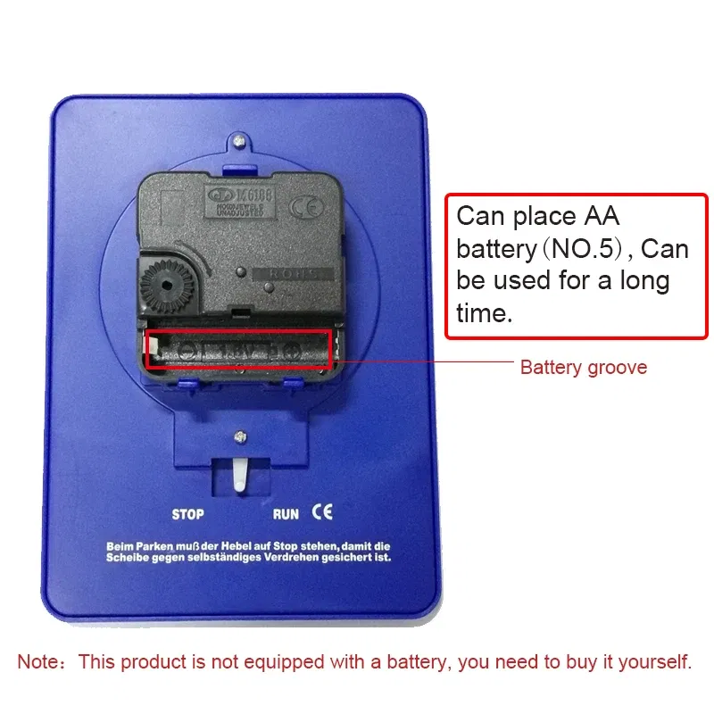 Sensor Color: Blue, Ships From: CHINA - Anvolgo car park clock arrival time display Car parking disc timer Portable Plastic parking time tool timer clock chronometer