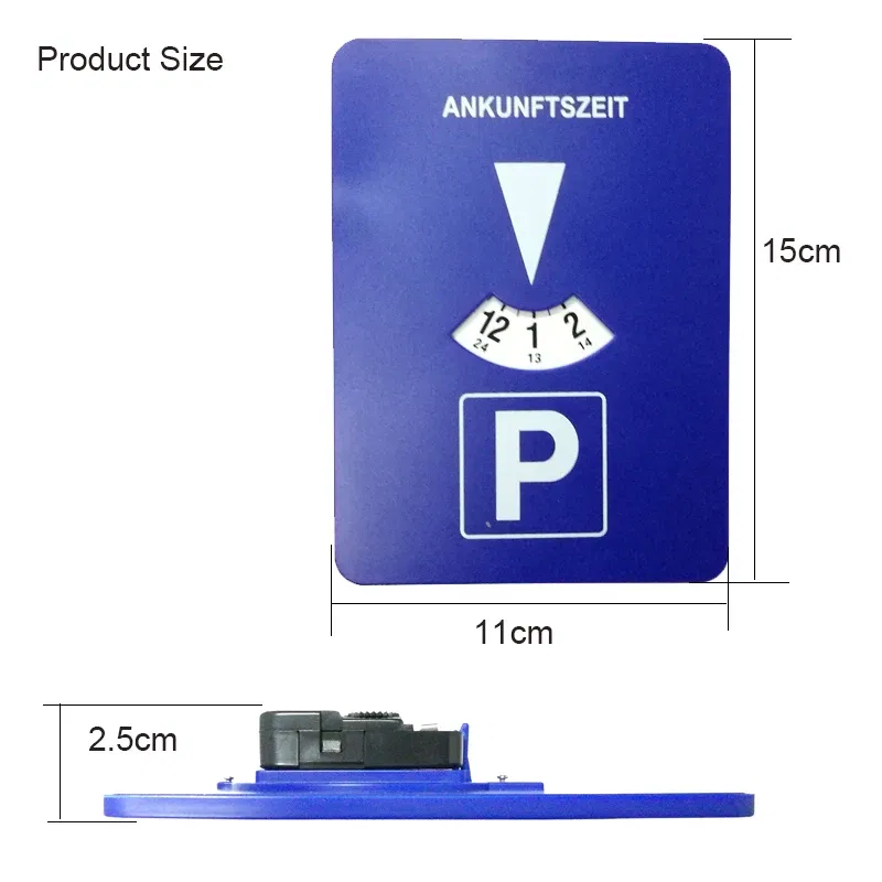 Sensor Color: Blue, Ships From: CHINA - Anvolgo car park clock arrival time display Car parking disc timer Portable Plastic parking time tool timer clock chronometer