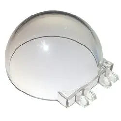 Color: Clear - 1pc MOC Brick Parts 50747 Windscreen 6 x 6 x 3 Canopy Half Sphere Creative Building Blocks Bricks Replaceable Accessories Toys