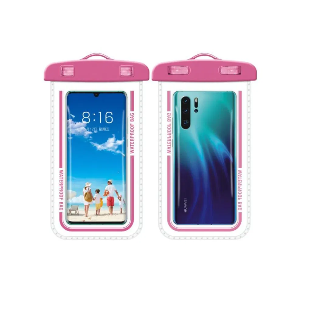 Color: black, Material: ABS, Bundle: Case & Strap - Taidacent 7.2 Inch Universal Outdoor Waterproof Phone Bag Wholesale Mobile Phone Bag Waterproof Phone Case Drift Swimming Bag