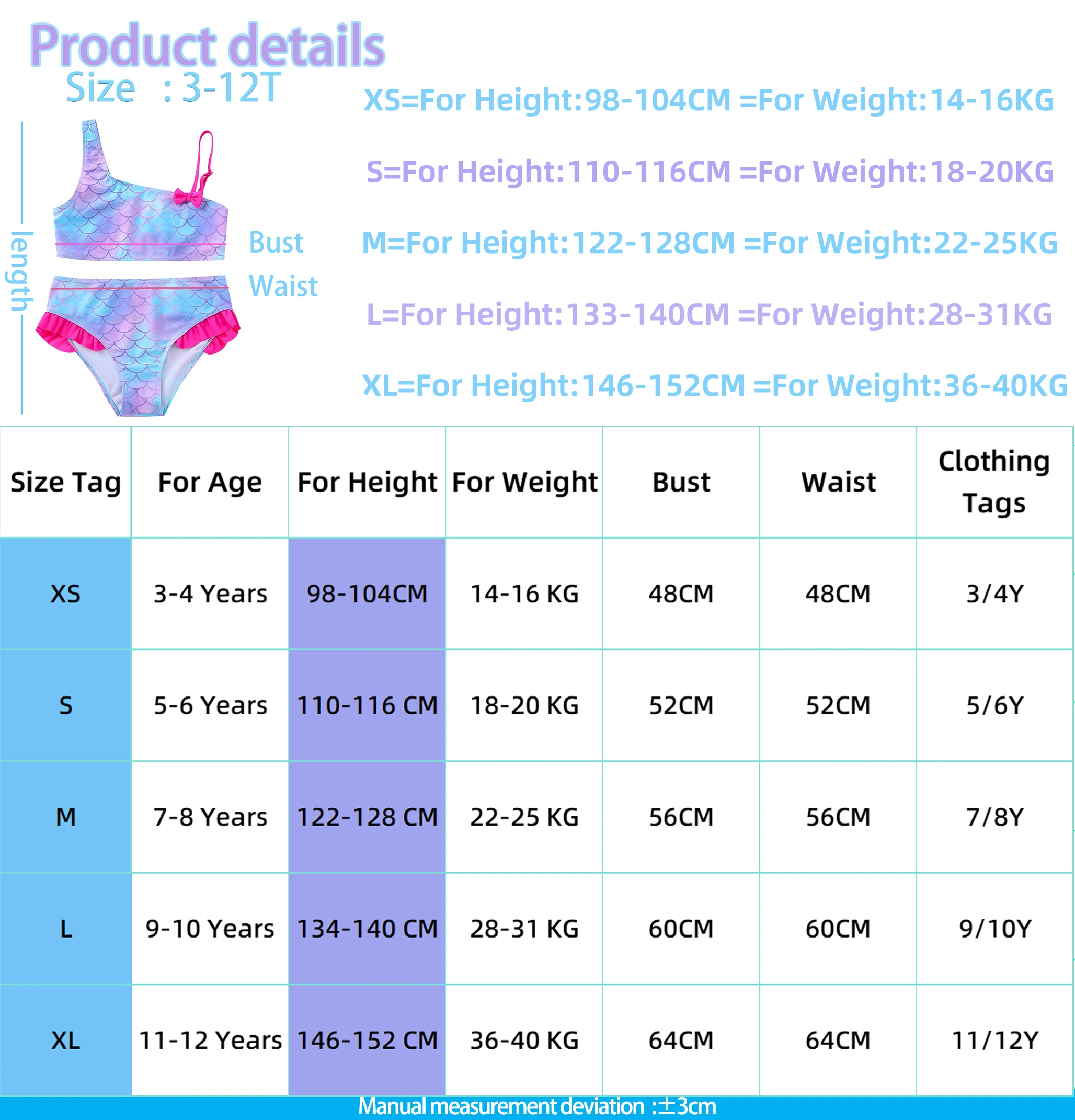 Color: Dark Grey, Size: XL - Lilo Stitch Girls Tankini Swimsuits Summer Beach wear Children Kids Wear Bathing Suits Two-pieces Bikini Dresses Fashion