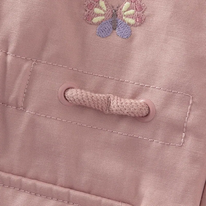 Color: PURPLE, Kid Size: 12 - Dave Bella Children Girls Baby Tops Outerwear 2024 Autumn Winter Thicken Hooded Zipper Gentle Baby Overcoat Outdoor DB4243880