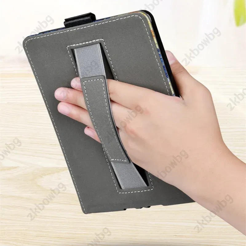 Color: GRAY, Size: Fourteen - Cute Smart Case for 6.8' 6'' Kindle Paperwhite Signature 11th Generation Edition 12th 2024 7'' 7th 10th 6th M2L4EK RS23CV Cover