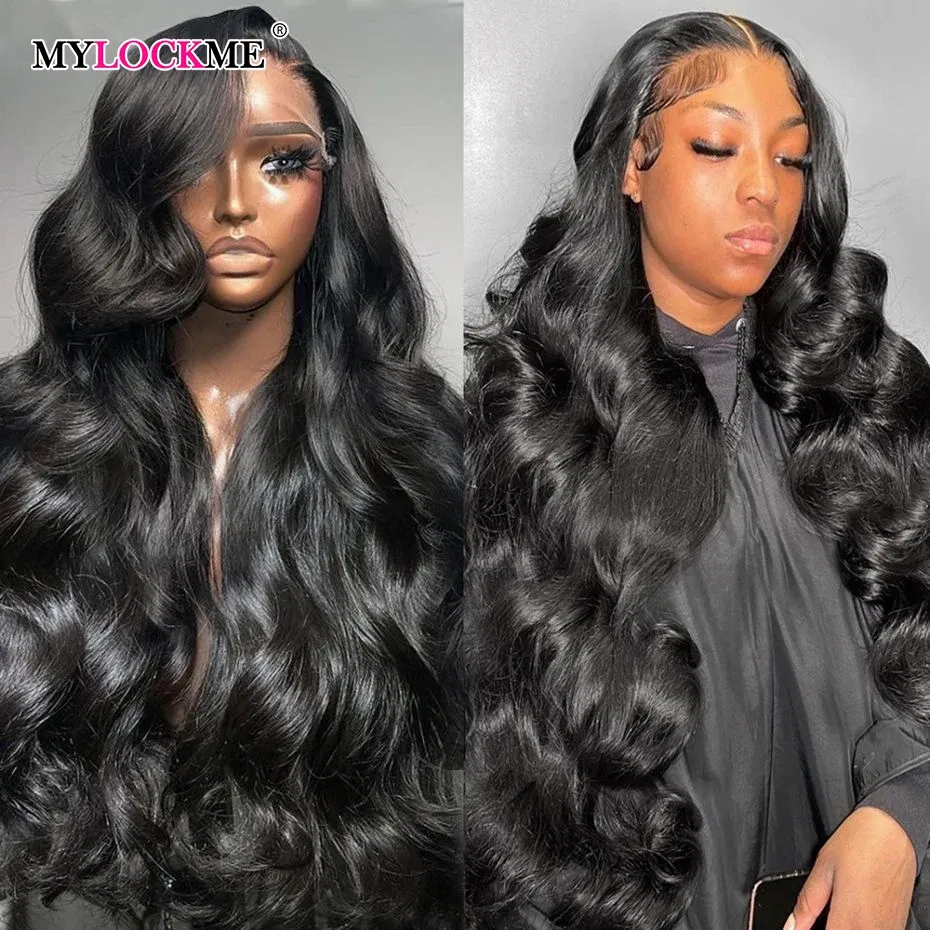 Color: #1, Ships From: CHINA, Stretched Length: 20inches, Density: 150% - 13x4 13x6 Transparent Body Wave Wig Pre Plucked Glueless 4x4 HD Lace Closure Wigs For Women Brazilian Lace Front Human Hair Wig