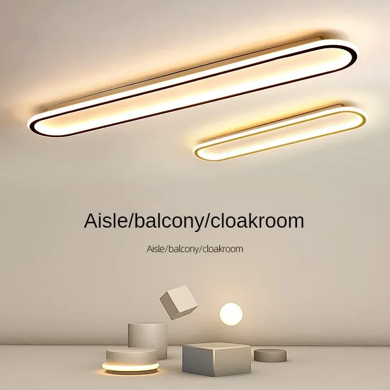 Body Color: Yellow, Emitting Color: Light Yellow, Wattage: 0-5W - Modern LED Ceiling Light For Bedroom Balcony Corridor Lighting Cloak Room Entrance Hall Kitchen Rectangular Home Lamp Fixtures