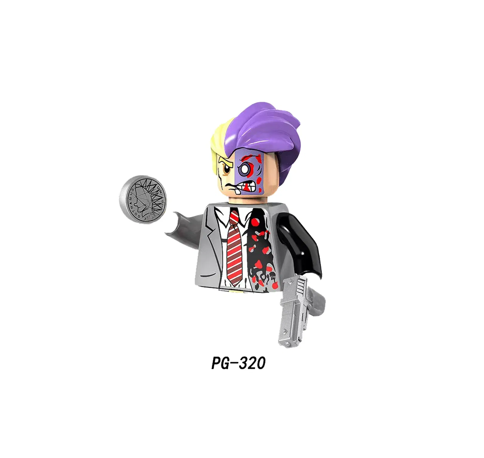 Color: Trans-black - Marvel Blocks Brick Hero Batman Joker Superman Catwoman Mini Figure Building blocks Hot Toy Children's party gift