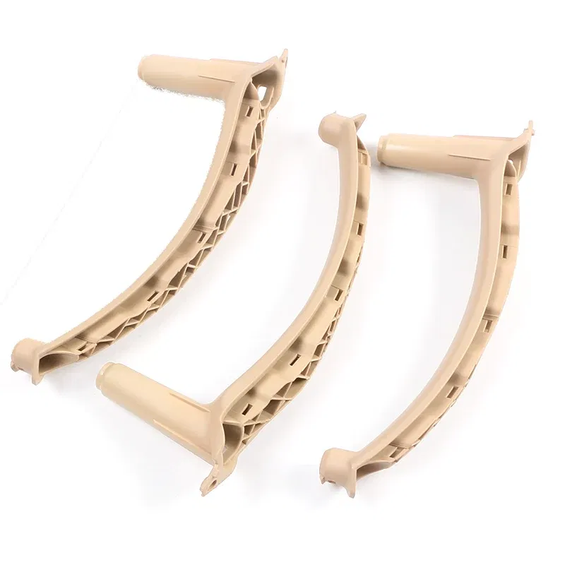 Color: Champagne - Right rudder driving Inner Door Handle For BMW E70 E71 E72 X5 X6 Panel Pull Trim Cover 5141-6969 401 5141 6969 402 Black Beige