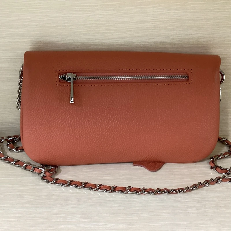 Color: Watermelon red, Size: S, Ships From: CHINA - Women's Handbag Casual Simple and Fashionable Baidu Women's Genuine Leather Shoulder Crossbody Bag Mobile report