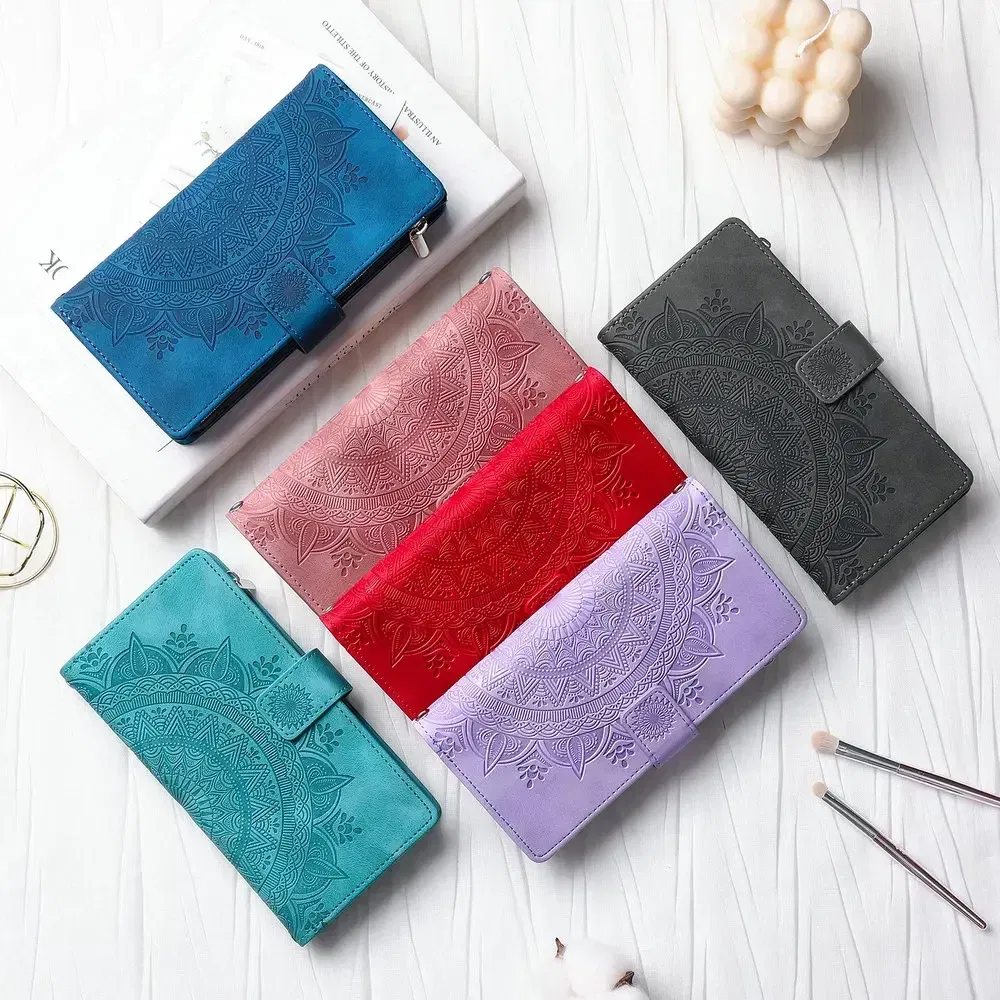 Color: MAROON, Material: Pc + tpu - For Poco X7 F6 X6 X5 Pro X3 NFC 5G Zipper Wallet Case Crossbody Book Shell Xiaomi Poco M7 Pro M6 F5 M5 C75 3 X 7 M 6 Flip Cover