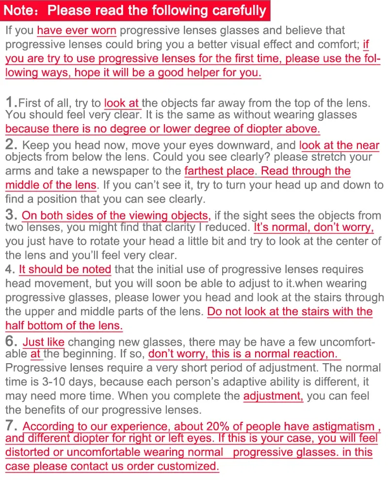 Ships From: CHINA, Eye Prescription: +300, Frame Color: WHITE - SHINU brand Progressive Multifocal Reading glasses can See Far And Near Reading Eyeglasses Bifocal Presbyopia Glasses customized