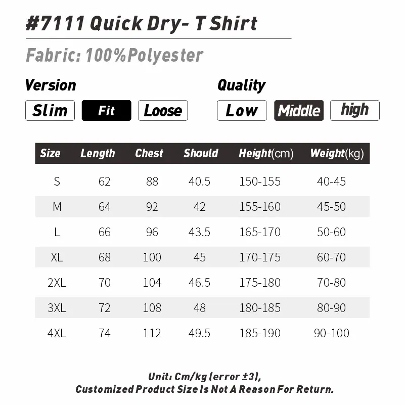 Color: SKY BLUE, Size: XXL, Ships From: CN - Men's t-shirt quick-drying sports top, custom logo running T-shirt, trainer fitness shirt