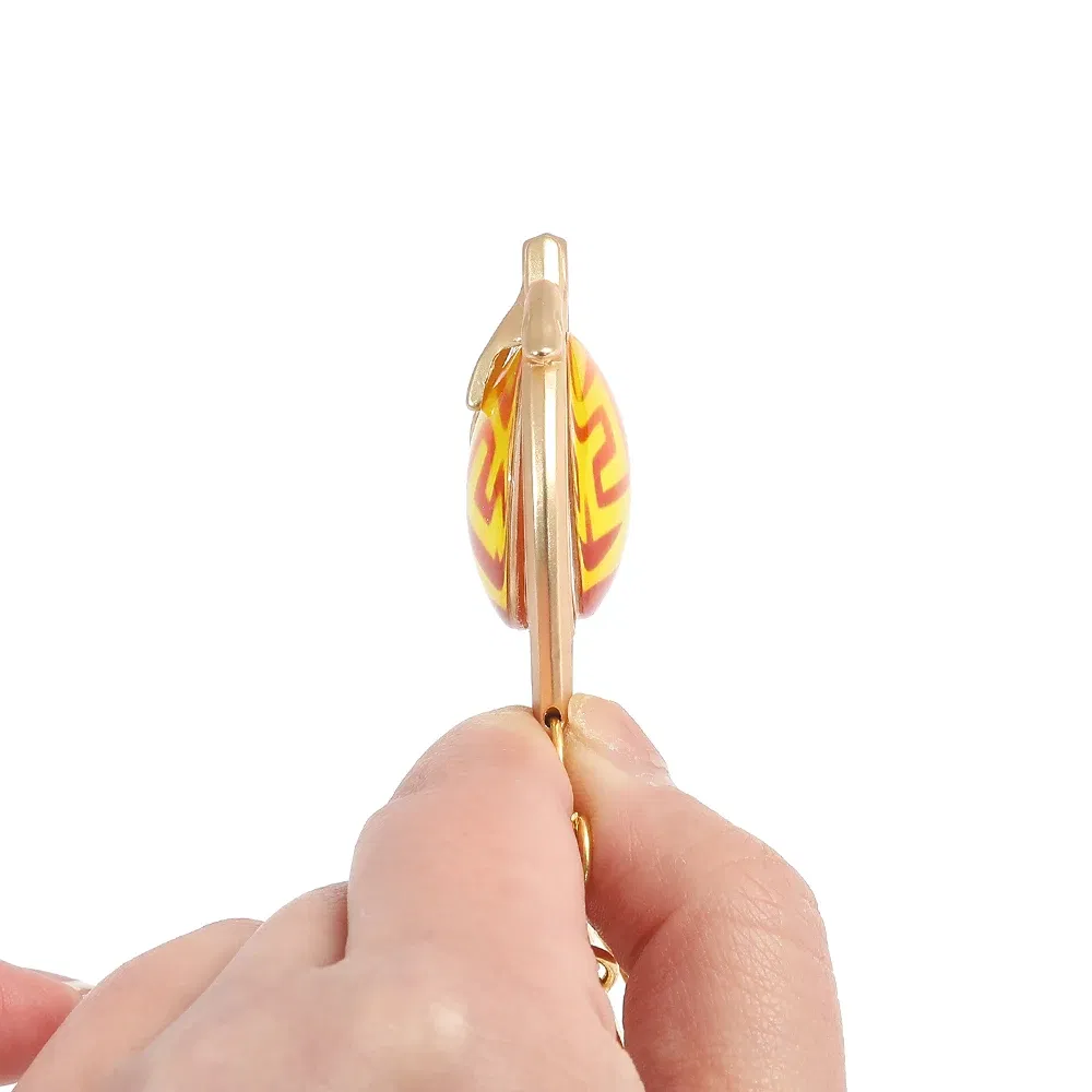 Color: green - Genshin Impact Keychain Anime Game Genshi Impact Vision Element God's Eye for Men Key Chain Kids Accessories Key Ring