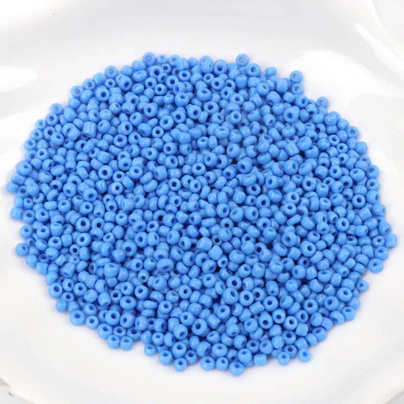 Color: GRAY, Item Diameter: 2mm - 150-1000pcs 2/3/4mm Charm Czech Glass Seed Beads DIY Bracelet Necklace Beads For Jewelry Making DIY Earring Necklace