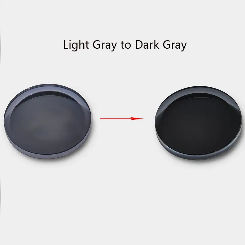 Lenses Color: black, Lens Index: 1.61 - 2 PCs 1.56 1.61 1.67 Photochromic Polarized Prescription Glasses Lenses Myopia Progressive Sunglasses Lens Anti-reflection/glare