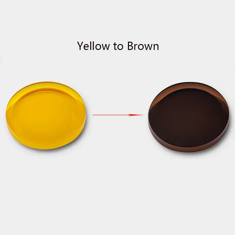 Lenses Color: black, Lens Index: 1.61 - 2 PCs 1.56 1.61 1.67 Photochromic Polarized Prescription Glasses Lenses Myopia Progressive Sunglasses Lens Anti-reflection/glare