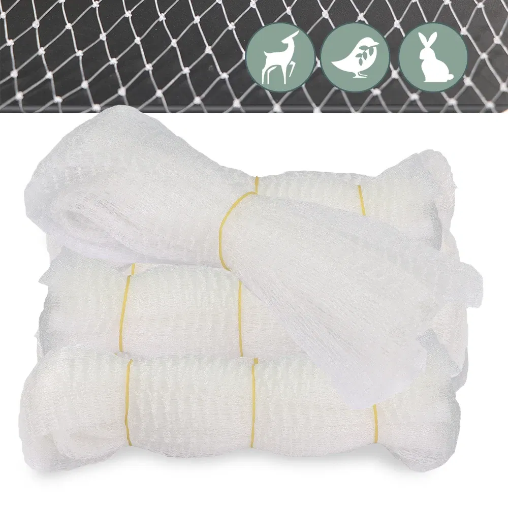 Color: Silver, Size: M - 3x1-20M Anti-bird Netting Garden Outdoor Pest Barrier Knotted Square Mesh Protection Net Extra Strong Poultry Breeding Nylon Net