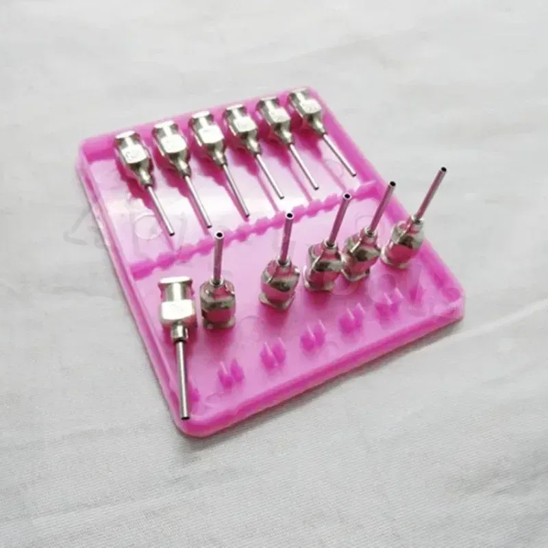 Color: Blue - Glass Syringe 1ml 2ml 5ml 10ml 20ml 30ml Syringe Metal Needle Welding Oil Container Glass Push Rod Mobile Phone Repair Tools