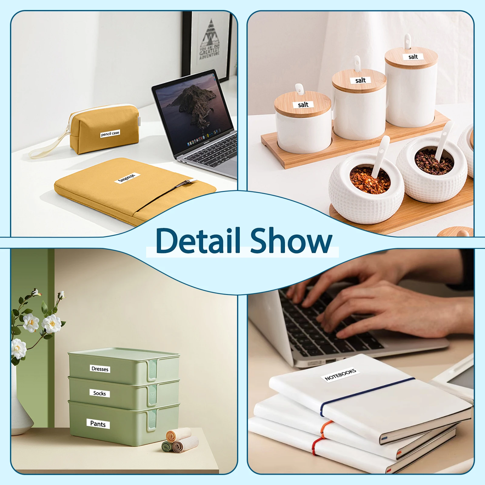 Color: Light Grey, Width: 24mm - Greencycle 10PK TZe 231 Label cassettes Compatible for Brother Ptouch Printer Black on white Label tape 6mm 9mm 12mm 18mm 24mm