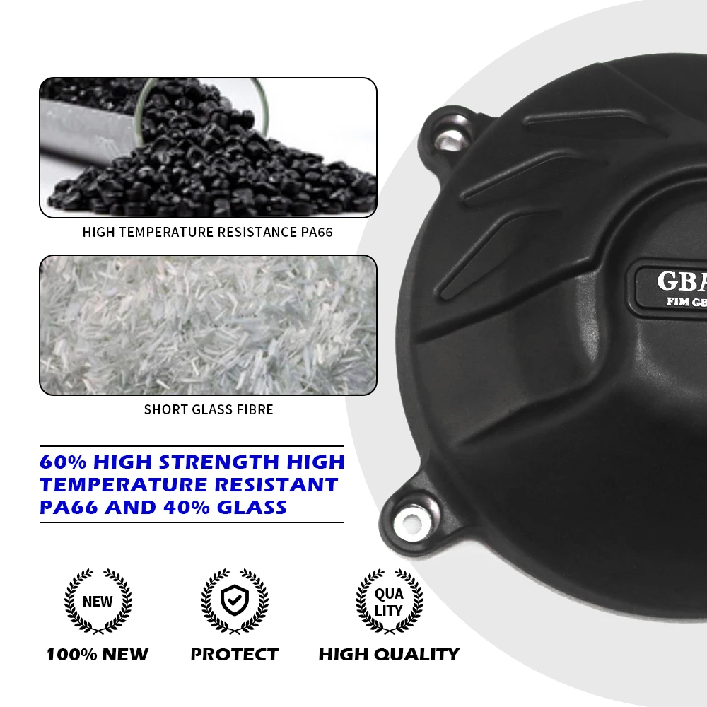 Color: Champagne - Motorcycles Engine cover Protection case for case GB Racing For YAMAHA MT09 FZ09 Tracer 900/900GT XSR900 GBRacing Engine Covers