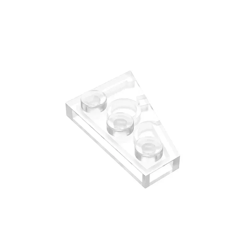 Color: black - Gobricks GDS-546 Wedge, Plate 3 x 2 Left compatible with lego 43723 pieces of children's DIY Assemble Building Blocks