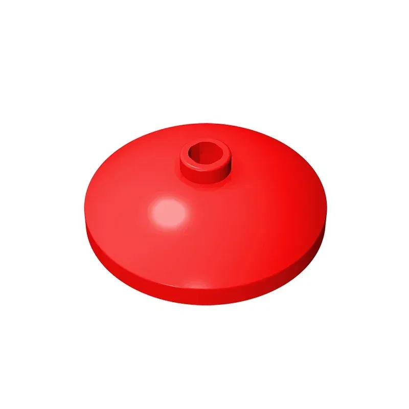 Color: Trans-red - Gobricks GDS-978 Dish 3 x 3 Inverted (Radar) compatible with lego 43898 35268  DIY Educational Building Blocks Technical
