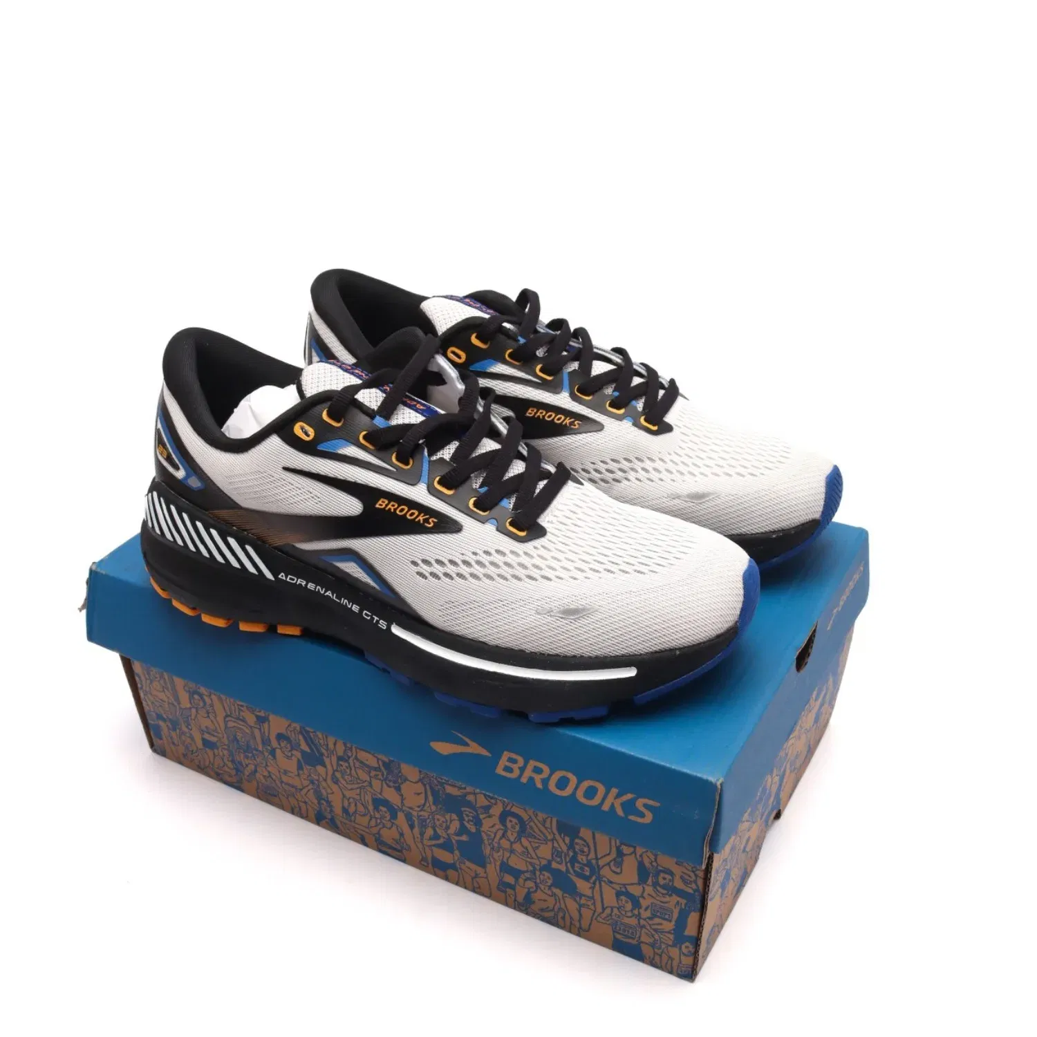 Color: black, Shoe Size: 43 - Brooks Men?™s Adrenaline GTS 23 Supportive Running Shoe