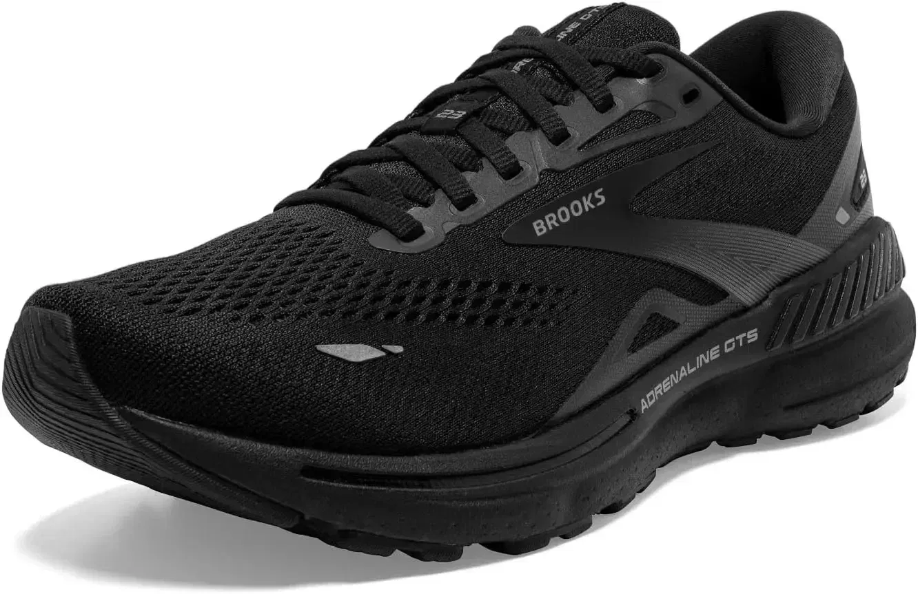 Color: black, Shoe Size: 43 - Brooks Men?™s Adrenaline GTS 23 Supportive Running Shoe