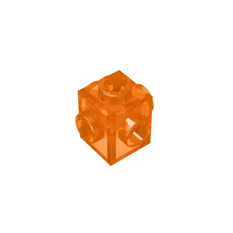 Color: Silver - Gobricks GDS-650 BRICK 1X1 W. 4 KNOBS compatible with lego 4733 children's DIY Educational Building Blocks Technical