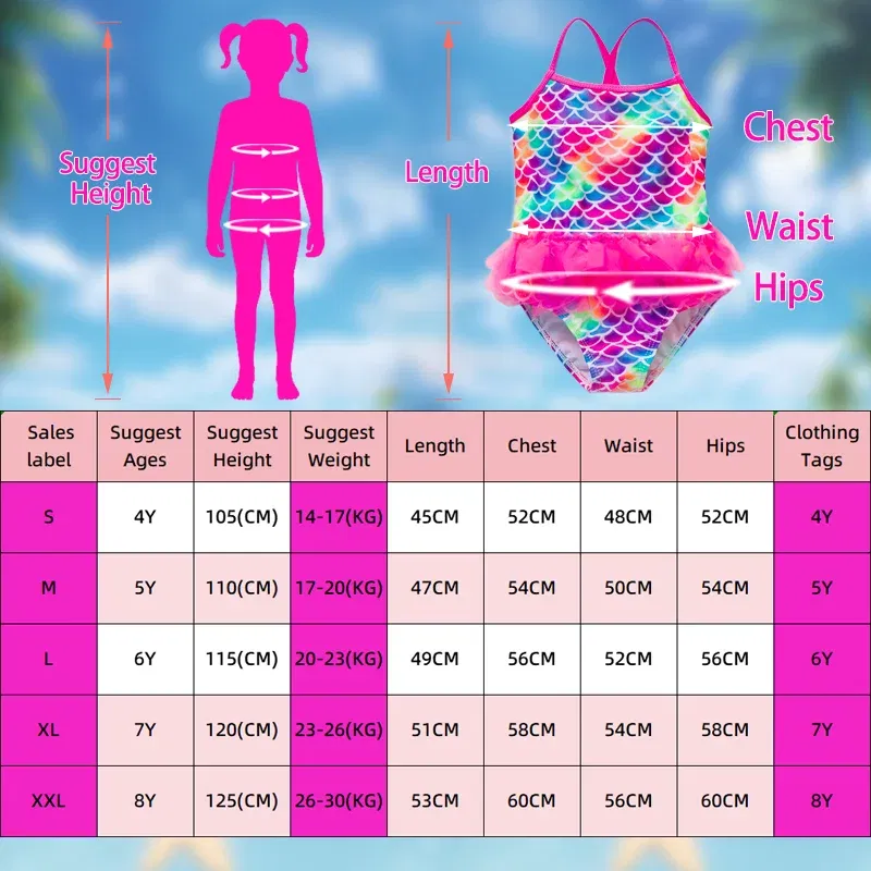 Color: Ivory, Kid Size: 12M - Lilo Stitch Girl Swimsuit Summer One-Piece Swimwear Beachwear Pool Mermaid Fish Scale Print Bikini Bathing Outfit Swimming Wear