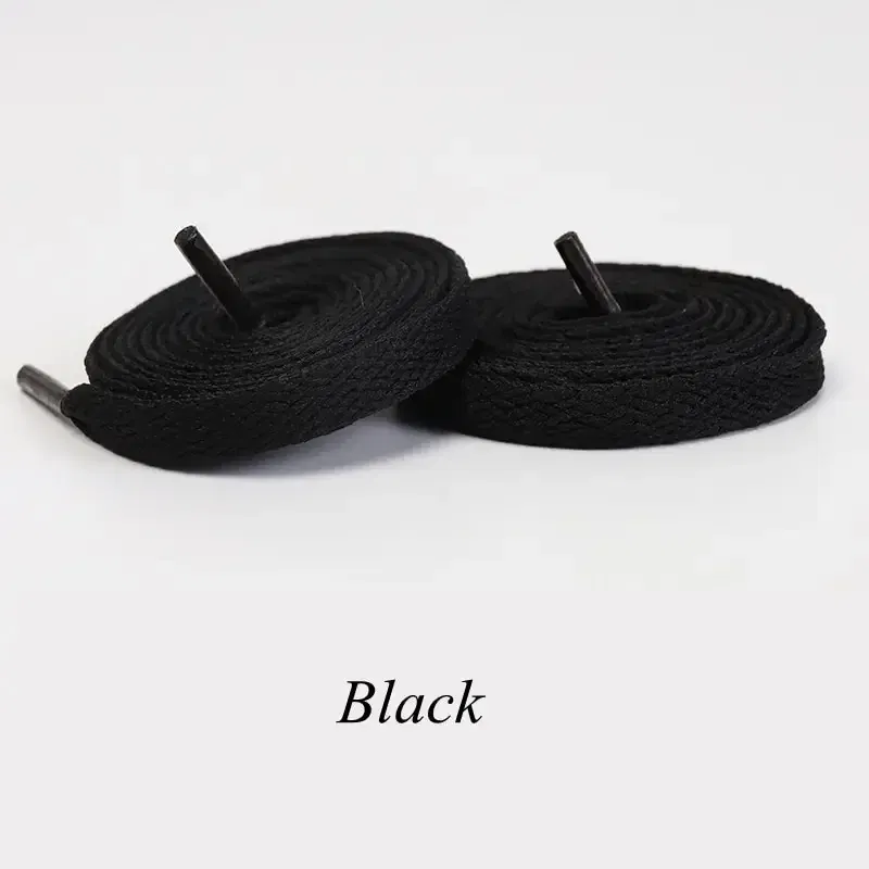 Color: black, Ships From: CHINA, Length: 160cm - 1pair Flat Shoelaces Classic Shoe Laces Fit Fashion Solid Sports Shoelace Casual Unisex Shoe Strings Shoe Accessories