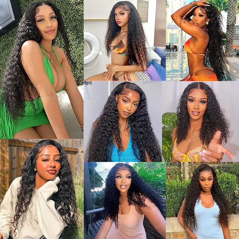 Color: #1, Material Grade: Remy Hair, Longest Hair Proportion: 25%-30%, Ships From: CHINA, Stretched Length: 12 12 12 12 - Water Wave Bundles 10A Peruvian 100% Human Hair Bundles 1 3 4 Bundles Deal Wet And Wavy Curly Hair Extensions