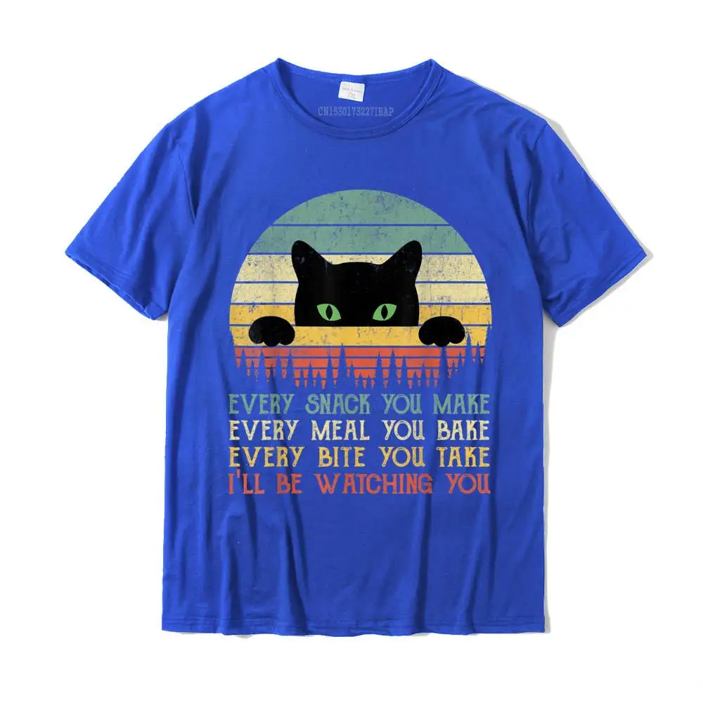 Color: Red, Size: L - Every Snack You Make Cat Funny Cat Mom Cat Mama Cat Dad T-Shirt Cotton T Shirts For Men Custom T Shirt Rife Printed