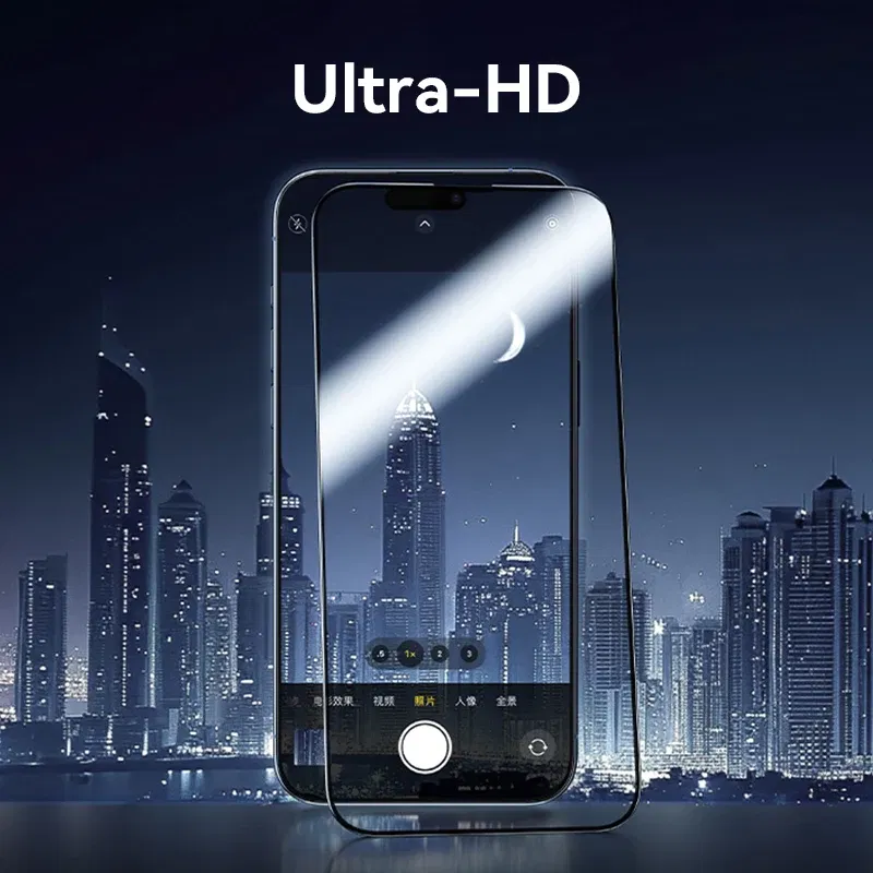 Bundle: 2 pieces, Material: Anti Peeping - Joyroom 1/2/3pcs Tempered Glass For iPhone 16 15 14 13 12 11 Pro Max Screen Protector For iPhone 16 Full Screen Protective Glass