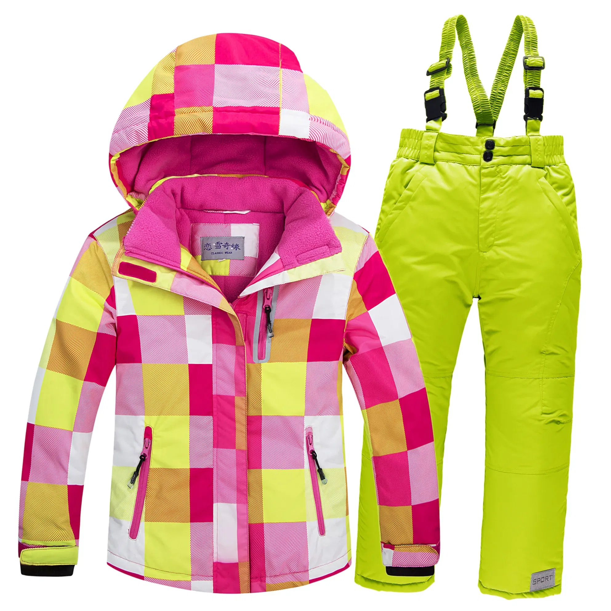 Color: Ivory, Kid Size: 15 - OLEKID 2025 Russia Winter Children Boy Ski Suit Waterproof Girl  Jacket Overalls Snowsuit 3-16 Years Kid Teenage Parka Snow Suit