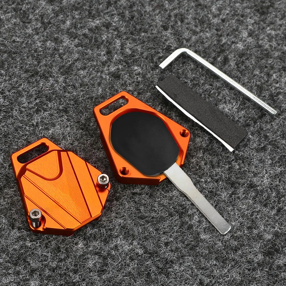 Color: Dark Grey - CNC Key Cover Cap Keys Case Shell FOR K-T-M Duke 125 200 250 390 690 990 DUKE390 DUKE250 DUKE200 DUKE690 DUKE990 RC 125 200 390