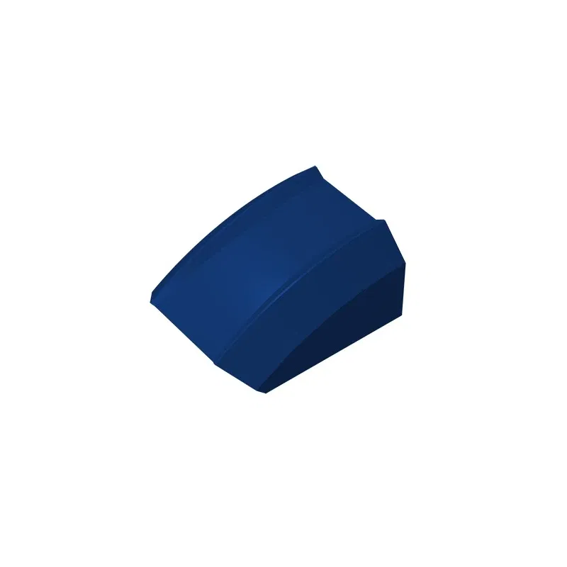 Color: wood - Gobricks GDS-1015 Slope, Curved 2 x 2 Lip compatible 30602 47904 pieces of children's DIY