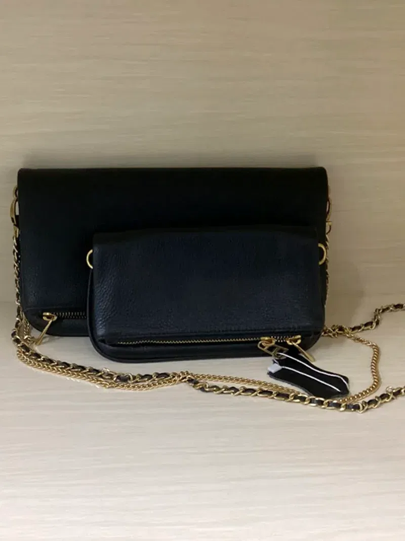 Color: Ivory, Size: S, - Women's Handbag Casual Simple and Fashionable Baidu Women's Genuine Leather Shoulder Crossbody Bag Mobile report